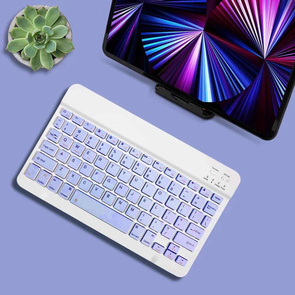 Multilingual Keyboard For Tablet Android 2025 iOS Windows Wireless Mouse iPad Samsung Xiaomi Pad Rechargeable Bluetooth Keyboard