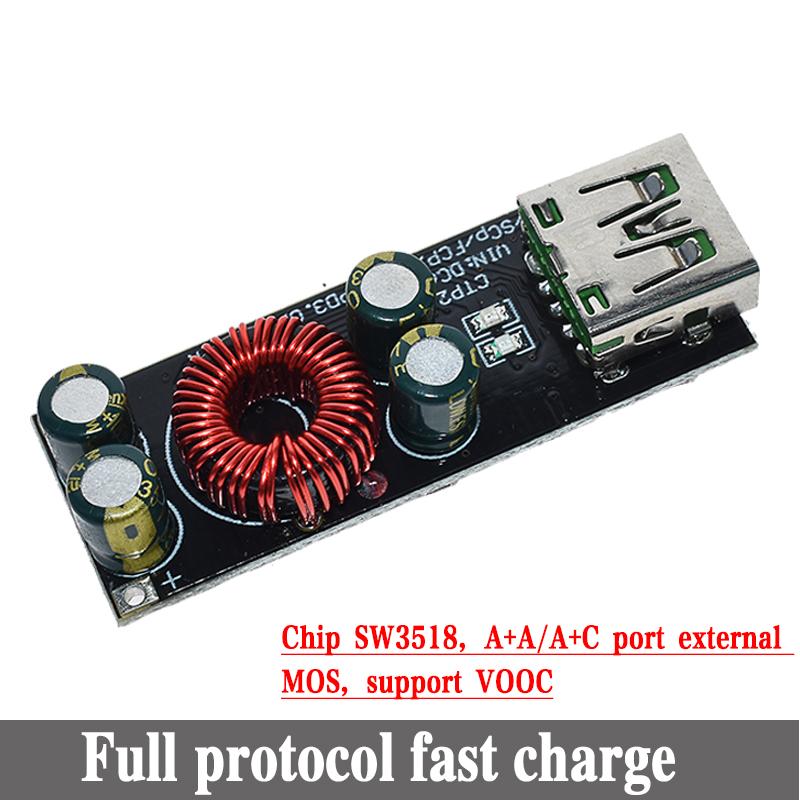 LIZAO 6-11V Buck Boost DC-DC Module USB-C PD QC1.1 QC1.1 Fast Charge Support SCP FCP Apple Android