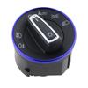 Car Headlight Switch Trim Frame Ring Knob Ring Trim Cover for VW Tiguan Golf Jetta MK5 MK6 Passat B6 B7 CC Touran Tiquan