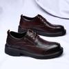 Scarpe Oxford classiche da uomo, casual, eleganti, nere, comode, alla moda, in pelle di lusso.