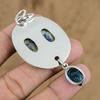Birthday Gift For Her Natural Sodalite Gemstone Pendant 925 Sterling Silver