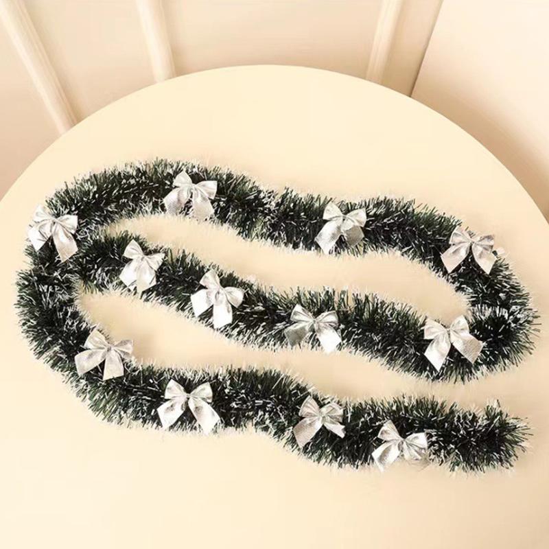 Christmas Decorations Artificial Garland Christmas Wreath Xmas Twist Hanging Garland Fireplace New Year's Eve Decorations
