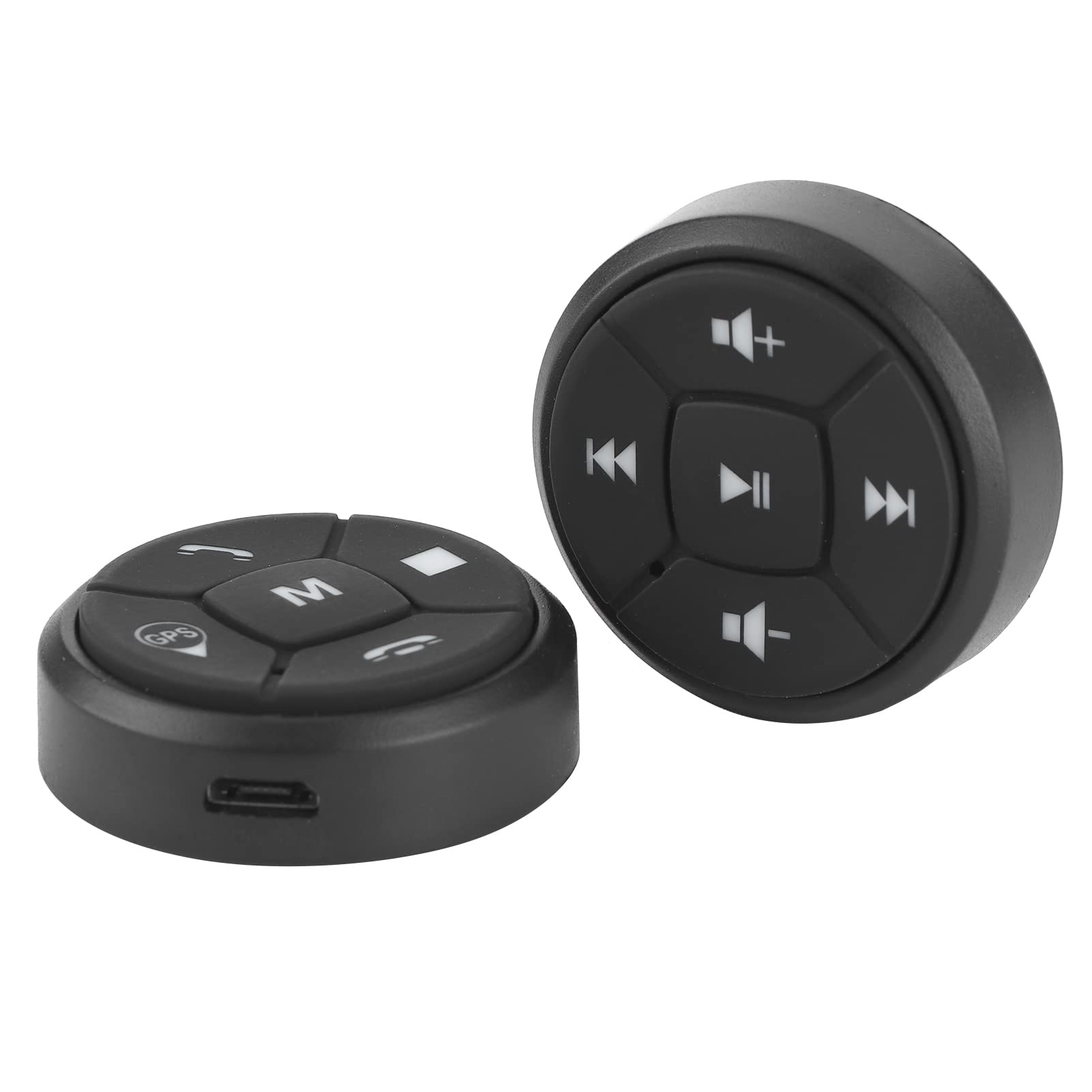 

Car Steering Wheel Remote Control, Universal Vehicle Media Button Music Play Remote Control Wireless