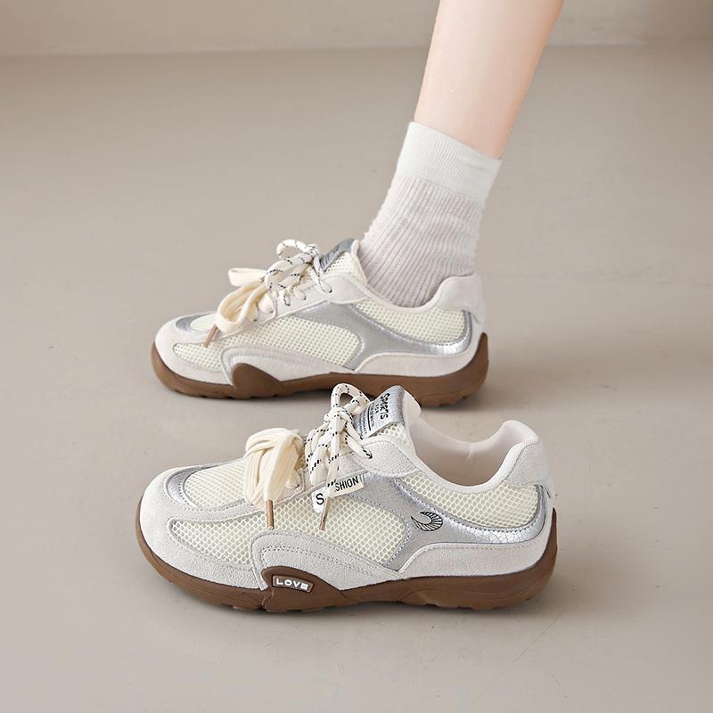 

CRLAYDK Облачные кроссовки для женщин на шнуровке, модная обувь, сетчатые, для улицы, для ходьбы, повседневные, теннисные, женские, спортивные, противоскользящие кроссовки 40