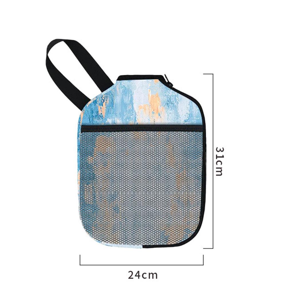 Neoprene Pickleball Paddle Cover to Store Balls, Towels, Headband, Wristband Protective Paddle Sleeve Durable Gift Racket Sleeve