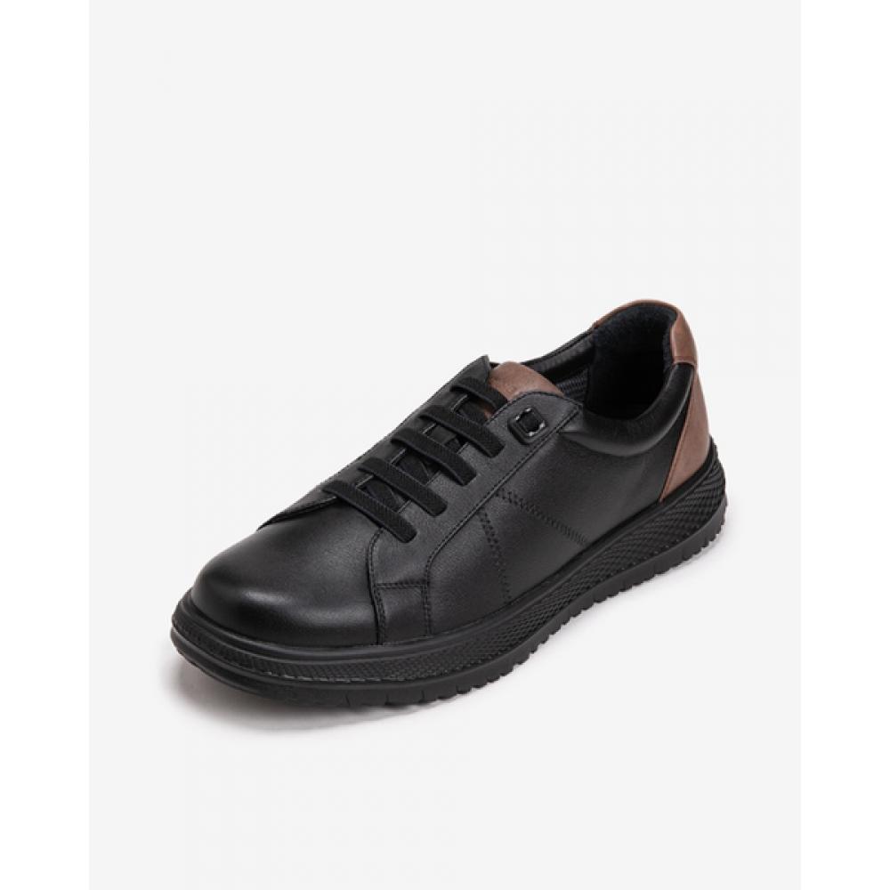 Young Age By ESquire Men S Cowhide Rolling SneakerS Black