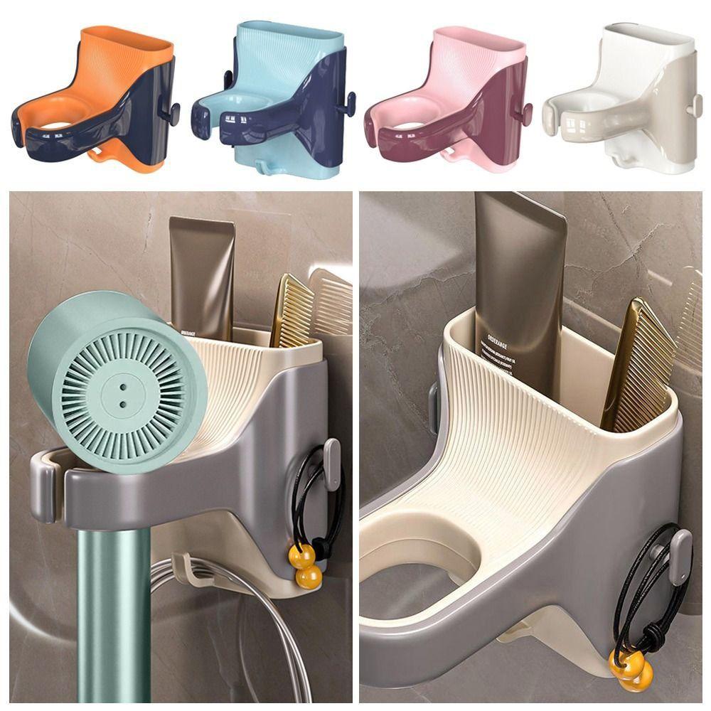 Durable Hair Dryer Holder Wall Mounted Hairdryer Hook High Quality Storage Rack  Home Supplies