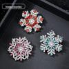 Rotatable Crystal Snowflake Brooch - Women's Elegant Corsage Accessory