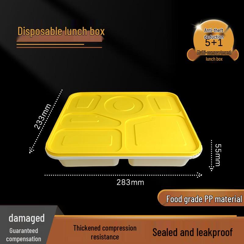 Disposable Anti-Theft Buckle Meal Boxes