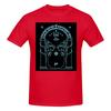 Gate To Moria  Light Blue Vintage Tshirt Artistic And Minimalist Bright Colors Tees