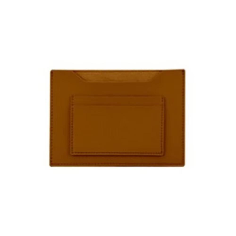 Multifunctional Passport Cover Solid Color Ticket Folder Simple Card Holder Male