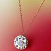 Lucky Evil Eye Zirconia Necklace with Sun, Moon, and Star Diamond Inlaid Pendant - Simple and Chic Clavicle Chain with Color Retention