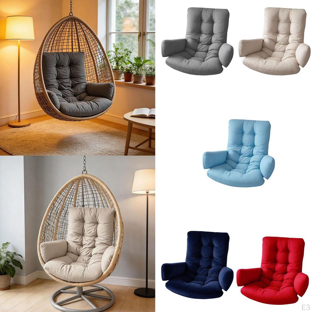 Cuscino per Amaca Sospesa Antiscivolo Confortevole per Camera da Letto, Mobili, Patio, Giardino