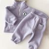 Kleinkind Jungen Kleidung Set Outfit Kinder Warmes Fleece Sweatshirt Baby Mädchen Pullover Tops Hose Anzug 2tlg Kinder Bekleidungsset