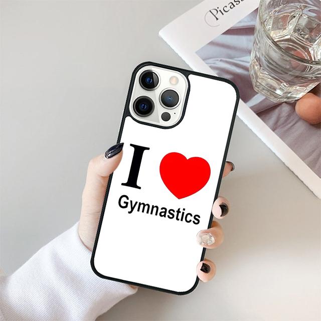 Gymnastics Silhouette Phone Case Cover For iPhone 17 Air 15 16e 14 13 12 Pro Max 11 Pro Max Plus Coque Shell