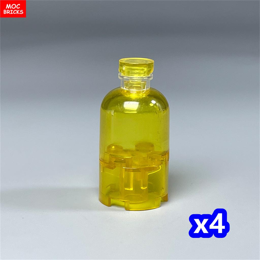 MOC Bricks Transparent Container Drinking bottle 30351 Water Playthings Round 2x2x1 Dome Top-Hollow Stud Constructing Blocks Kids Toys