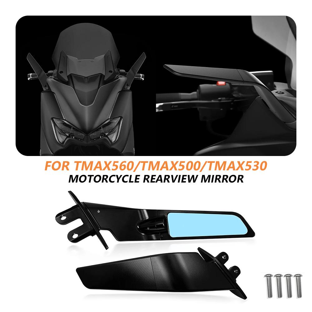 Stealth Wing Adjustable For Yamaha TMAX 530 2012-2019 T-MAX 500 2004-2012 T-MAX560 2020 Motor Accessories Sports Winglets Mirror