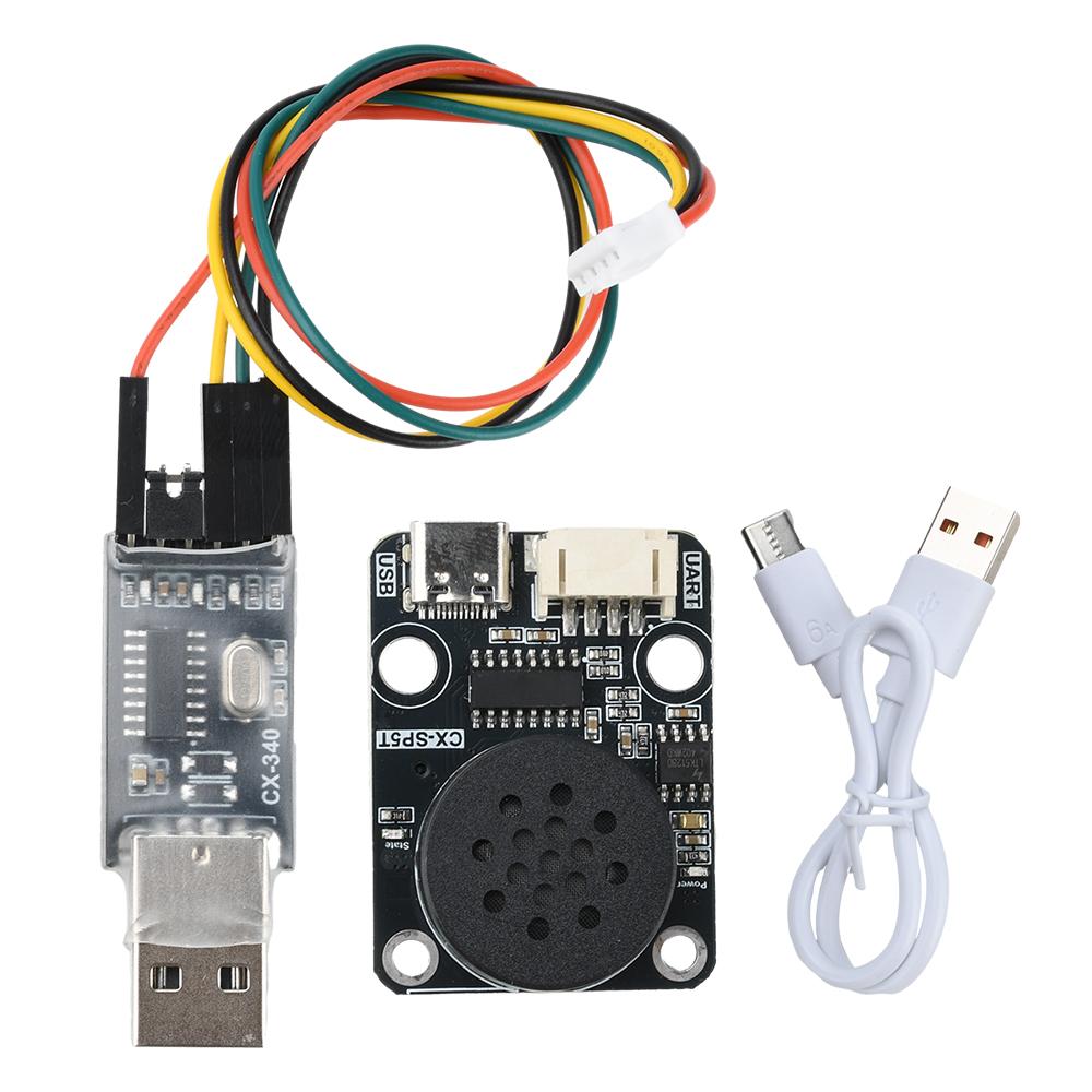 DC 3.3-5V MP3 Voice Playback Module MP3 Intelligent Voice Broadcast UART Serial Port Control TF Card For Arduino