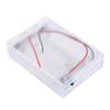 21700 Battery Holder Case With Switching 3 Slot Transparent Container For 3x21700 Batteries Nickel Plated Contacts