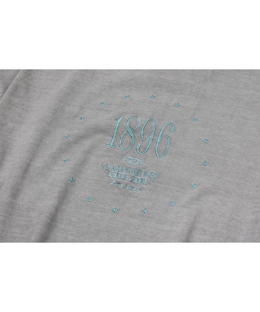 CPGN STUDIO 1896 Star Pigment Short Sleeve T-Shirt Ghost Grey