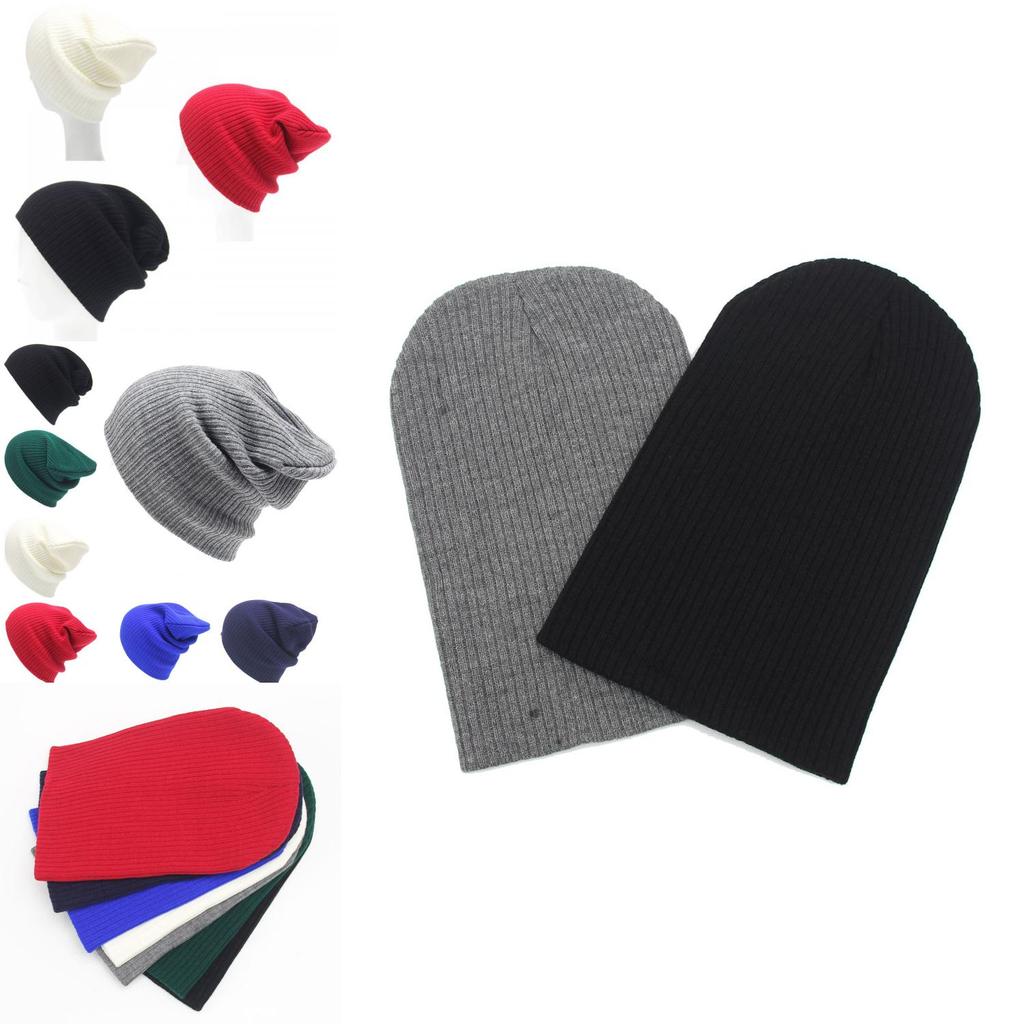 Stylish And Warm Knitted Hat For Adults In Solid Colors Perfect For Winter Wear