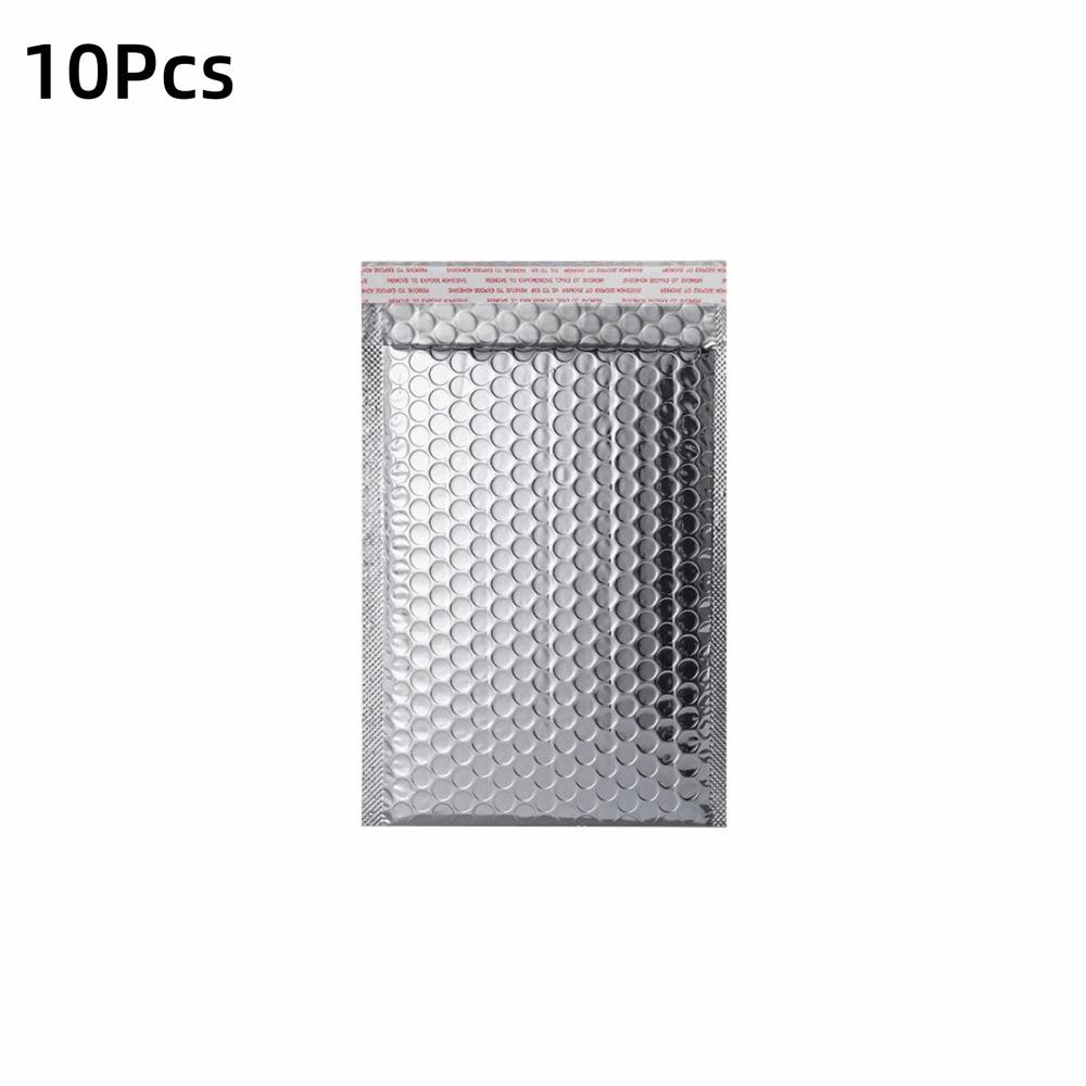 10Pcs Waterproof Bubble Mailers Pearlescent Film Shipping Bags Durable Foam Envelope