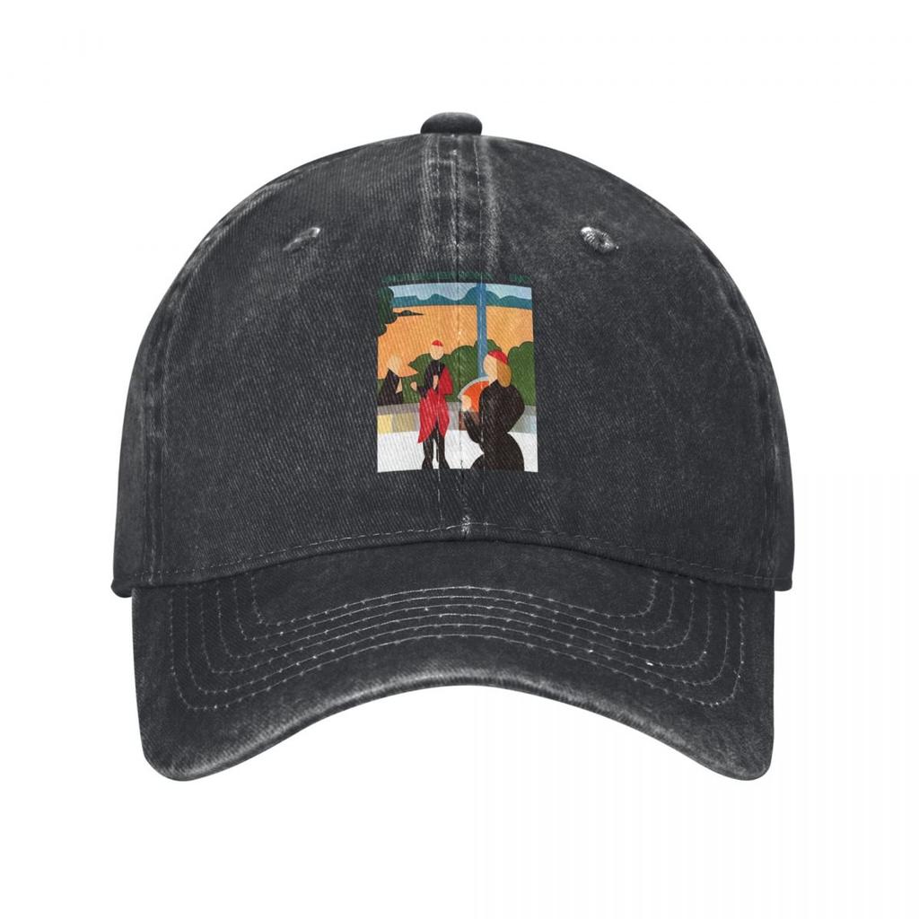 Brian Eno, Another Green World, Artistic Print Denim Hat Outdoor Adventures Golf Hat Women's Baseball Cap