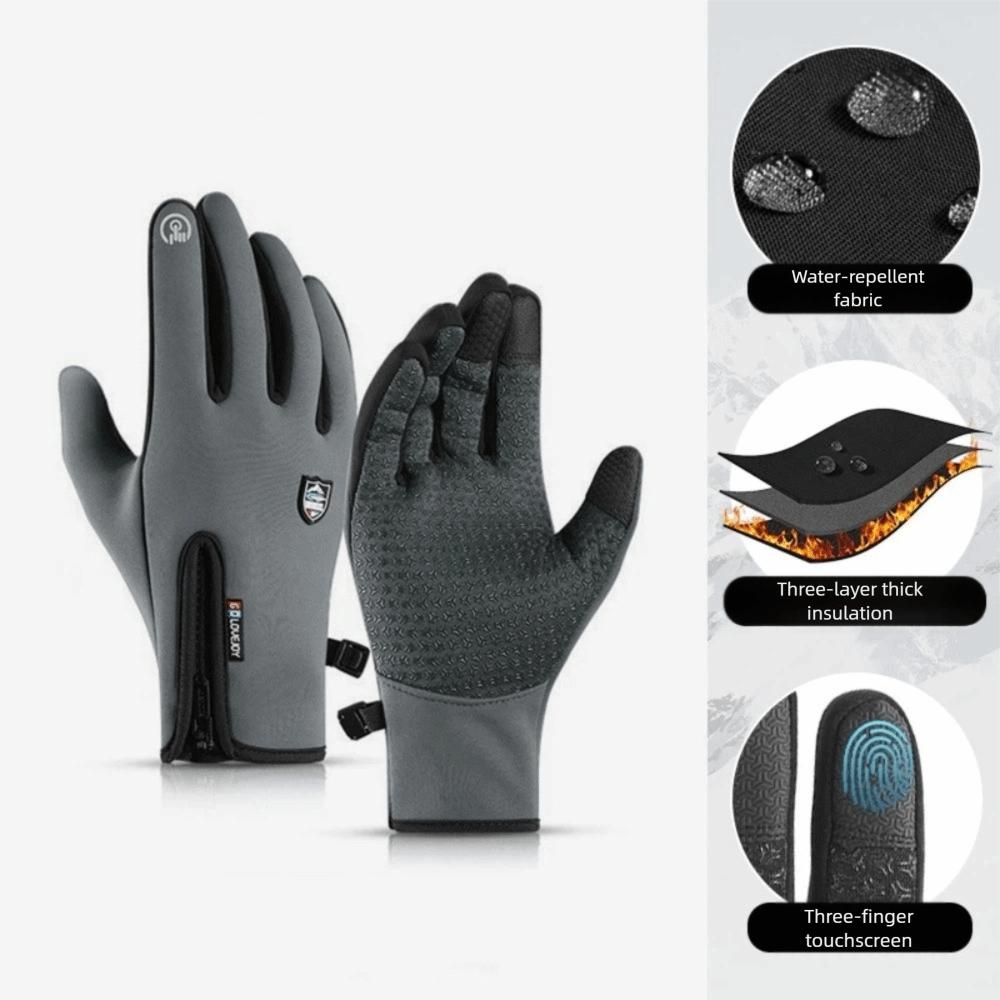 Warm Winter Thermal Gloves Windproof Touch Screen Gloves New Motorcycle Gloves  Outdoor Sports
