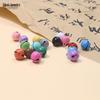 14mm Candy Color Bells: DIY Single-Tone Painted Christmas Ornaments & Colorful Keychain Accessories