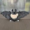 New 25cm Halloween Plushy Stuffed Bat Doll Plush Throw Pillow for Boys and Girls Christmas Halloween Decoration Holiday Gifts
