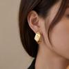 INSSGG European Style Rhombus Cut Minimalist Earrings
