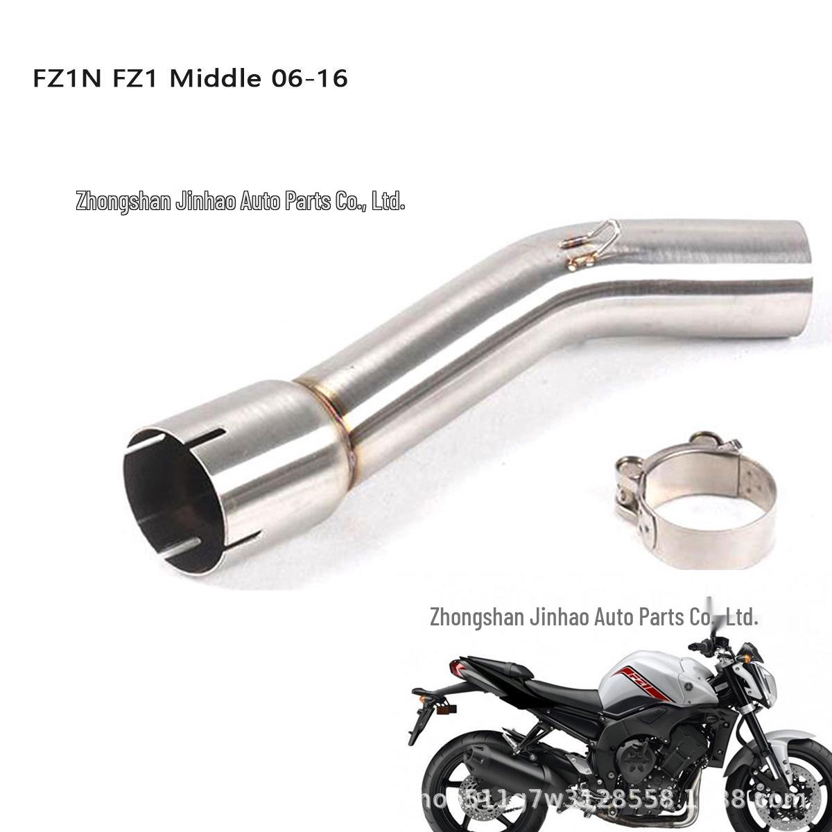 Stainless Steel Mid-Section Exhaust for FZ1N/FZ1 Motorcycle or Sports Car Modification