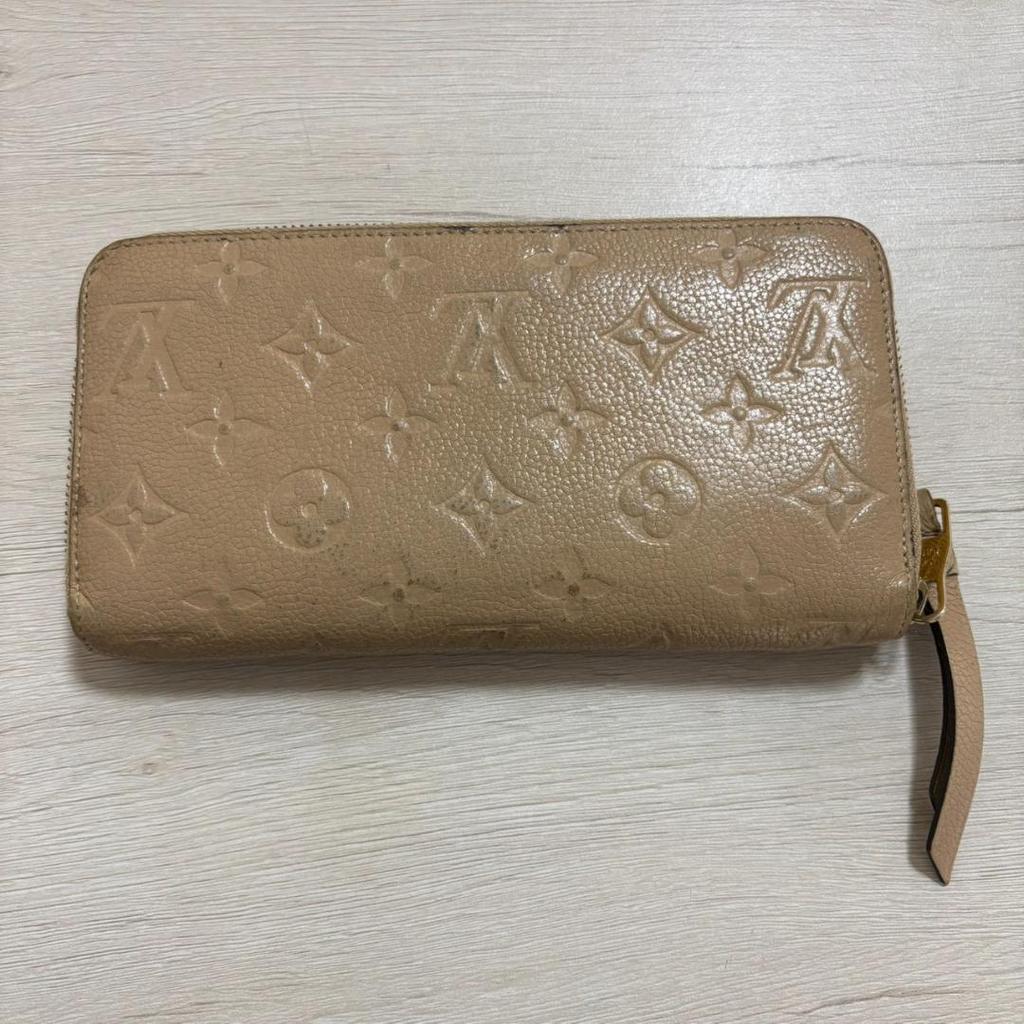 Used Louis Vuitton Monogram Empreinte Zippy Wallet M60746
