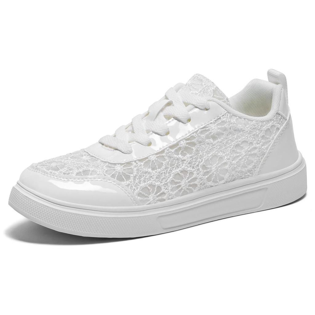 Women's Shoes, Summer Breathable Lace Mesh Shoes, Flat Casual Sandals, Lightweight and Comfortable Walking Shoes