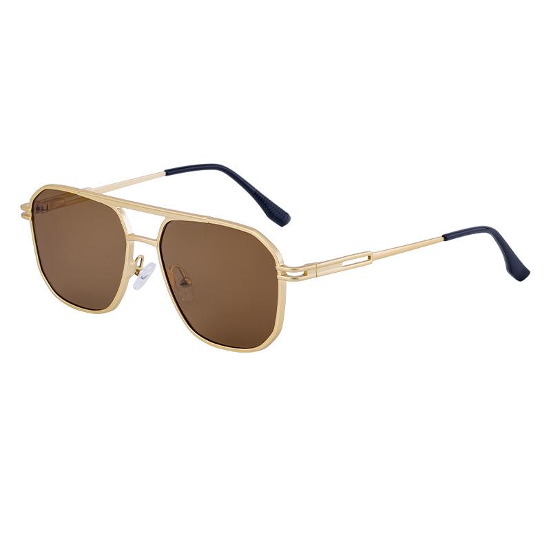 JYL TS Men's New Square Double-Bridge - Spring-Temple Outdoor Shades KSL-98279