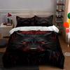 Menacing Wolf Face Bedding Duvet Cover Sets Duvet Covers Pillowcases Gifts (1 * Duvet Cover 2 * Pillowcases, Without Duvet Insert)