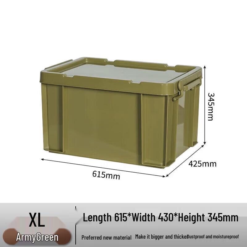 Shiyi Industrial Style Plastic Storage Box with Lid