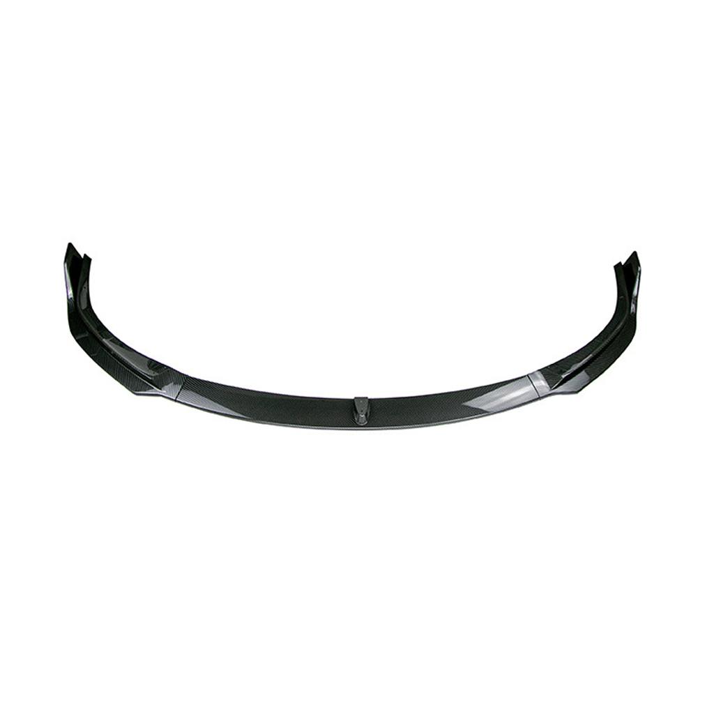 Front Bumper Splitter Lip Spoiler Diffuser Guard Cover Body Kits For Tesla Model S / Model S Plaid 2021 2022 2023 Gloss Black