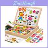 Childrens Wooden Forest Animal Rabbit Animal Farm Theme Puzzle For Early Learning And Enrichment