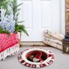 Christmas Visual Illusion Carpet Christmas 3D Visual Imitation Cashmere Carpet Christmas Decoration For Indoor Outdoor