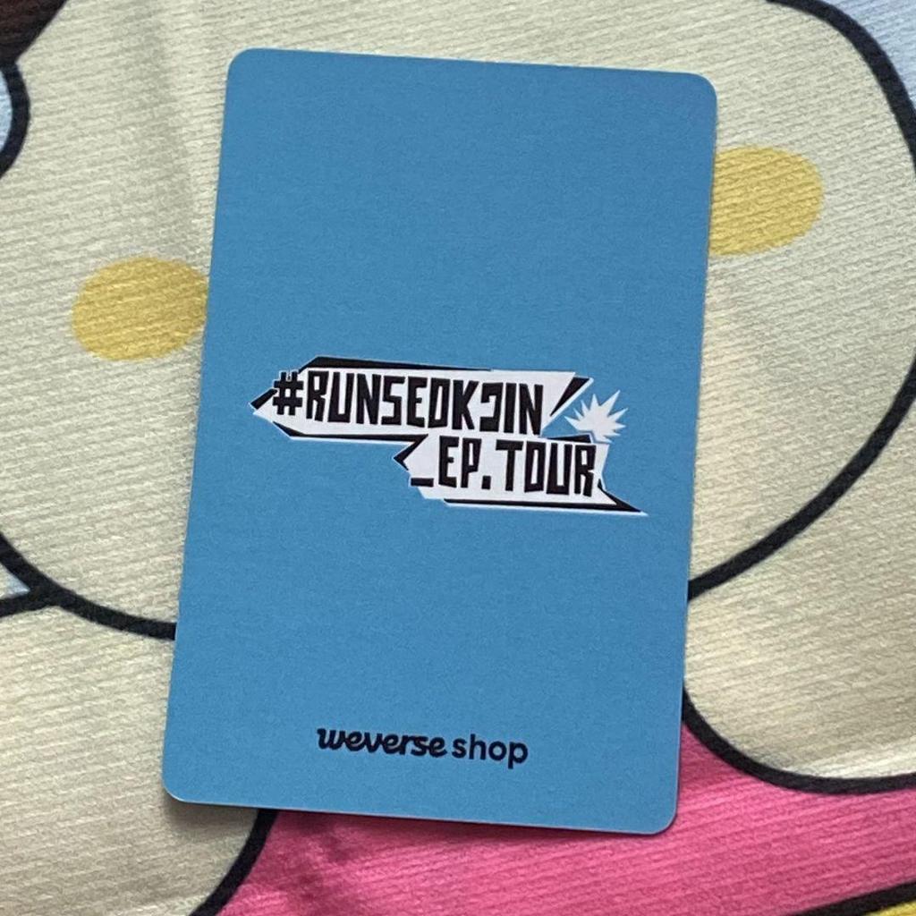 [USED] JIN Jin BTS venue limited RUNSEOKJIN_EP.TOUR trading card