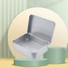1Pcs Tin-Plated Slide Cover Storage Box Mini Metal Box Wedding Jewelry Pill Cases Portable Boxes Container Cosmetic Organizer