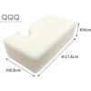 Ohe Bathroom Cleaning Sponge, White, Approx. 17.6cm x 8.8cm x 4cm, QQQ Hooking Sponge, Hangs on Hook, Made in Japan, Set of 10