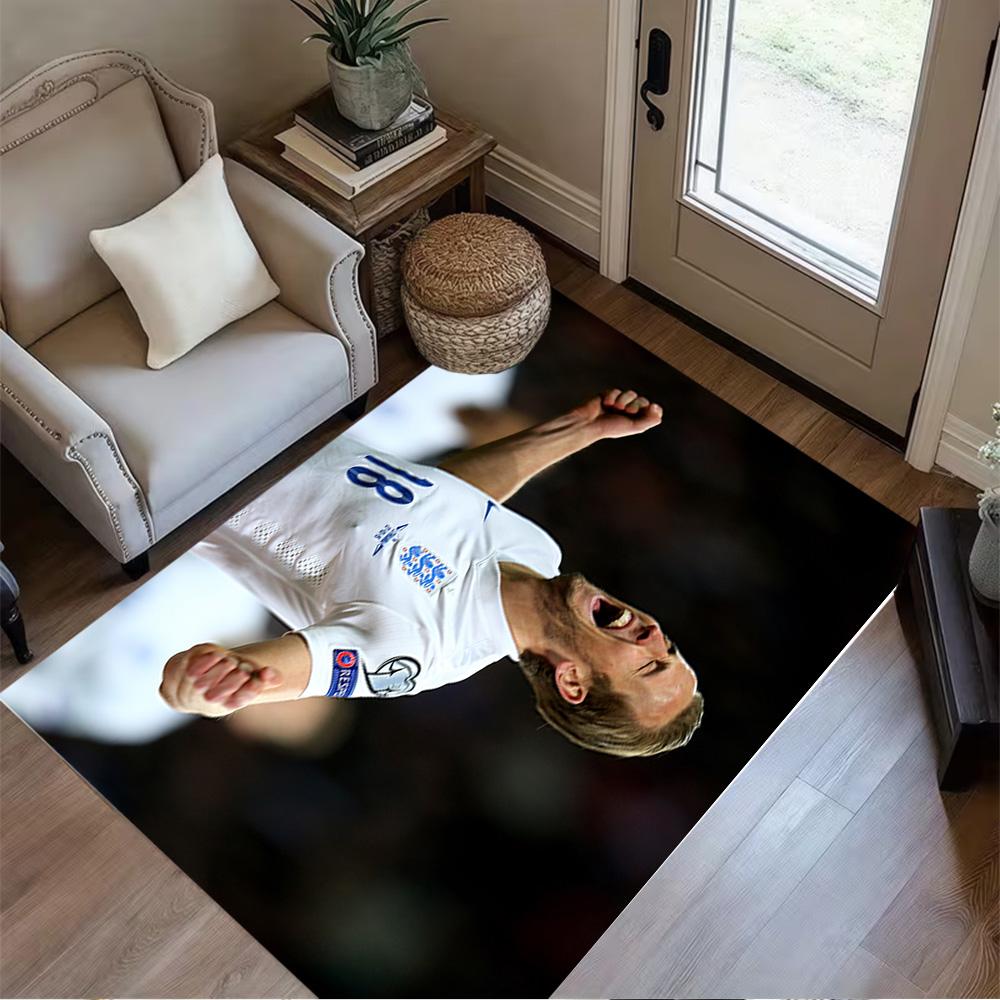 England's Kane Celebrates Goal Floor Mat Suitable for Playrooms Foyer Study Room Decorate Room Anti-slip Rug Office Home Decor