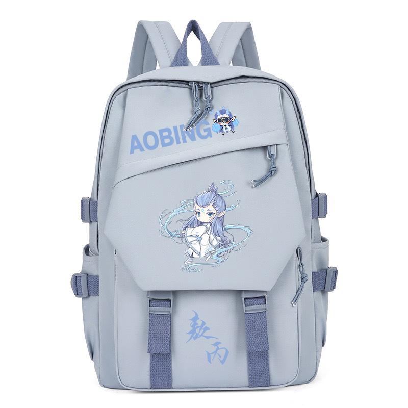 2025 High-value and large-capacity Aobing surrounding Nezha 2 printing leisure students to reduce the burden of schoolbags and backpacks