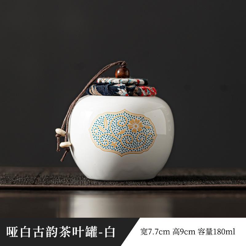 Keramiska teburkar Kreativ förvaringsburk med lock Hushållsdekoration Förseglade Fuktsäkra Godis Te Förseglade Burkar Köksartiklar