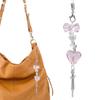 Syringe Bowknot Hanging Pendant Sweet Cool Phone Strap Bag Decoration Portable Y2K Hanging Lanyard Gift for Girls Women