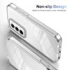 For Oppo Reno12 5G (Global) Clear Phone Case TPU+PC Anti-Slip Drop-Proof Back Cover
