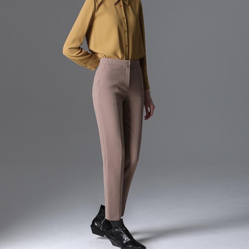  Shs Miss  Solid Stretch Slim Pants