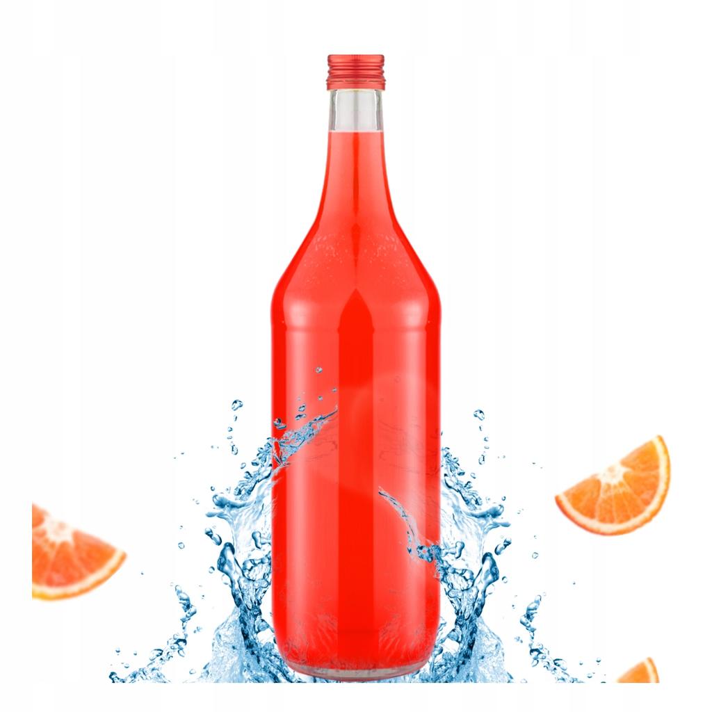 MONOPOL 1L Bottle Glass Bottles FOR VODKA ALCOHOL LIQUEURS JUICE